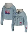 Chicago Cubs Baseball Team Denim Jacket For Women