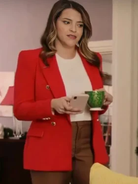 Christina Martino Sincerely Truly Christmas Wool Blazer