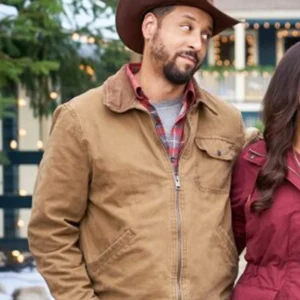 Christmas Under the Lights Antonio Cayonne Brown Jacket