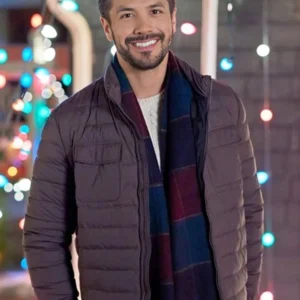 Christmas Under the Lights Luke Grey Puffer Jacket