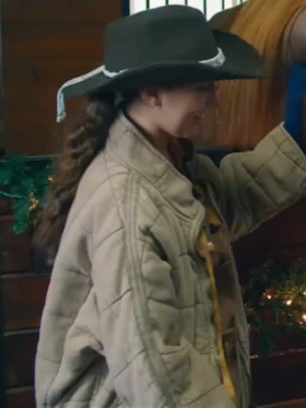 Christmas on the Ranch Saige Chaseley Quilted Jacket For Sale