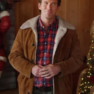 Christopher Russell The Mistletoe Secret Brown Jacket