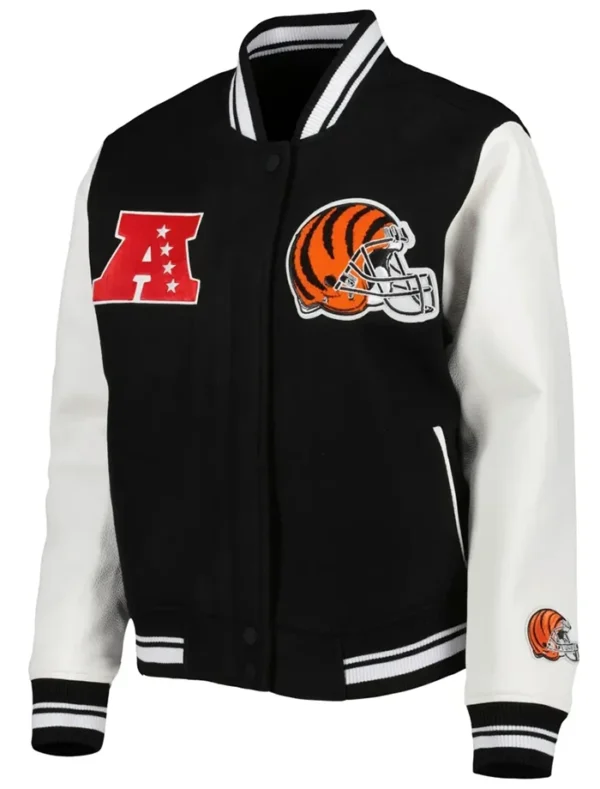 Cincinnati Bengals Standard Wool Varsity Jacket