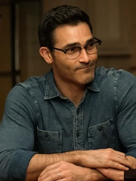 Clark Kent Superman and Lois S04 Denim Shirt