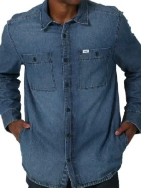 Clark Kent Superman and Lois S04 Denim Shirt For Sale