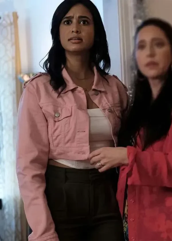 Claudia How the Gringo Stole Christmas Pink Jacket