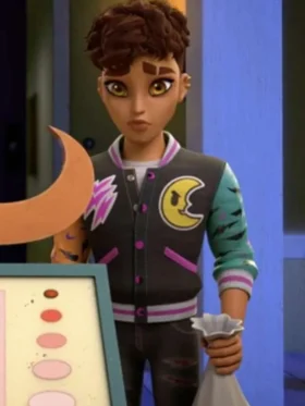 Clawd Wolf Monster High Multicolor Varsity Jacket