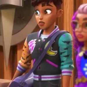 Clawd Wolf Monster High Multicolor Varsity Jacket For Sale