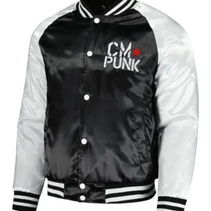 Cm Punk Bomber Black Jacket