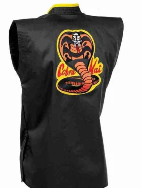 Cobra Kai Black Cotton Costume Jacket For Sale