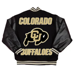 Colorado Buffaloes Letterman Jacket Back