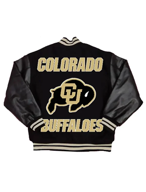 Colorado Buffaloes Letterman Jacket Back