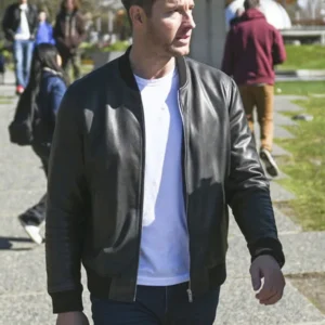 Colter Shaw Tracker S01 Black Leather Jacket For Sale