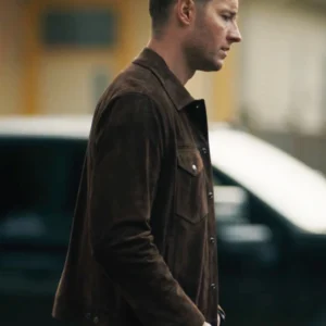 Colter Shaw Tracker S01 Brown Suede Leather Jacket For Sale