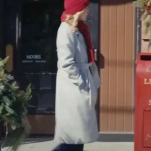 Comerford Christmas on the Alpaca Farm Grey Coat For Women