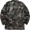 Cotton Baggy Camo Jacket Back