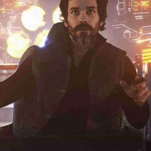 Cristobal Rios Star Trek Picard Leather Vest For Sale