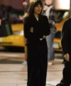 Dakota Johnson Madame Web Black Wool Coat For Sale