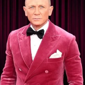 Daniel Craig Pink Velvet Tuxedo