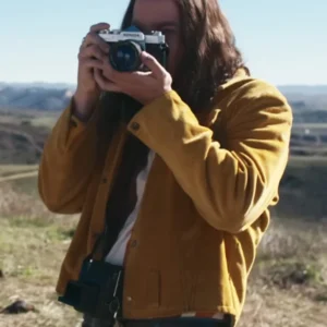 Daniel Zovatto Woman Of The Hour Suede Leather Jacket For Sale