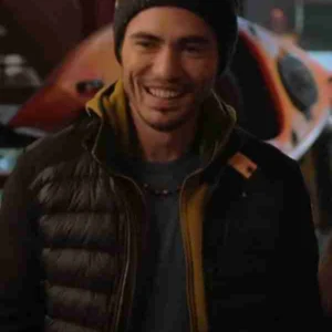 Darren Barnet Love Hard Black Puffer Jacket