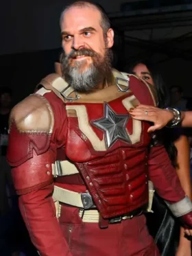 David Harbour Red Guardian Thunderbolts Costume Jacket
