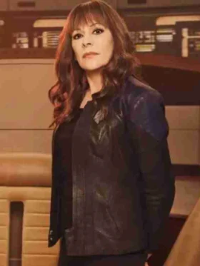 Deanna Troi Star Trek Picard S03 Black Jacket