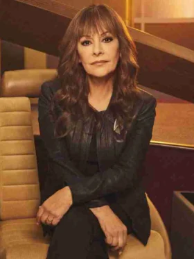 Deanna Troi Star Trek Picard S03 Black Jacket For Sale