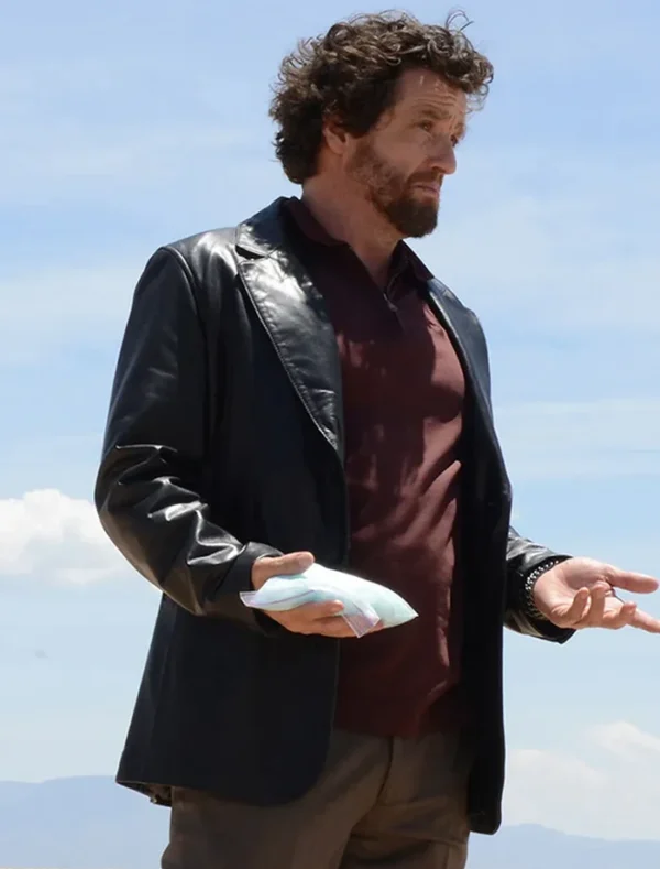 Declan Breaking Bad Black Leather Blazer