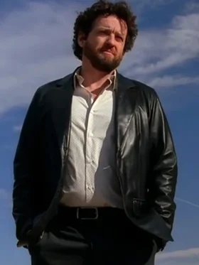 Declan Breaking Bad Black Leather Blazer For Sale