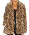 Delilah The Equalizer S04 Leopard Fur Coat For Sale