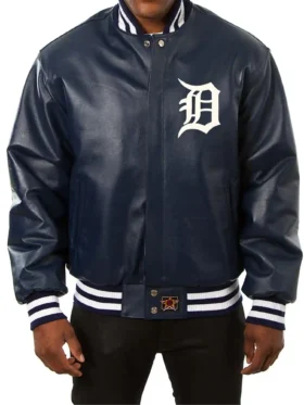 Detroit Tigers Leather Jacket