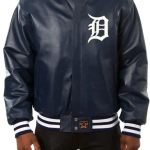 Detroit Tigers Leather Jacket