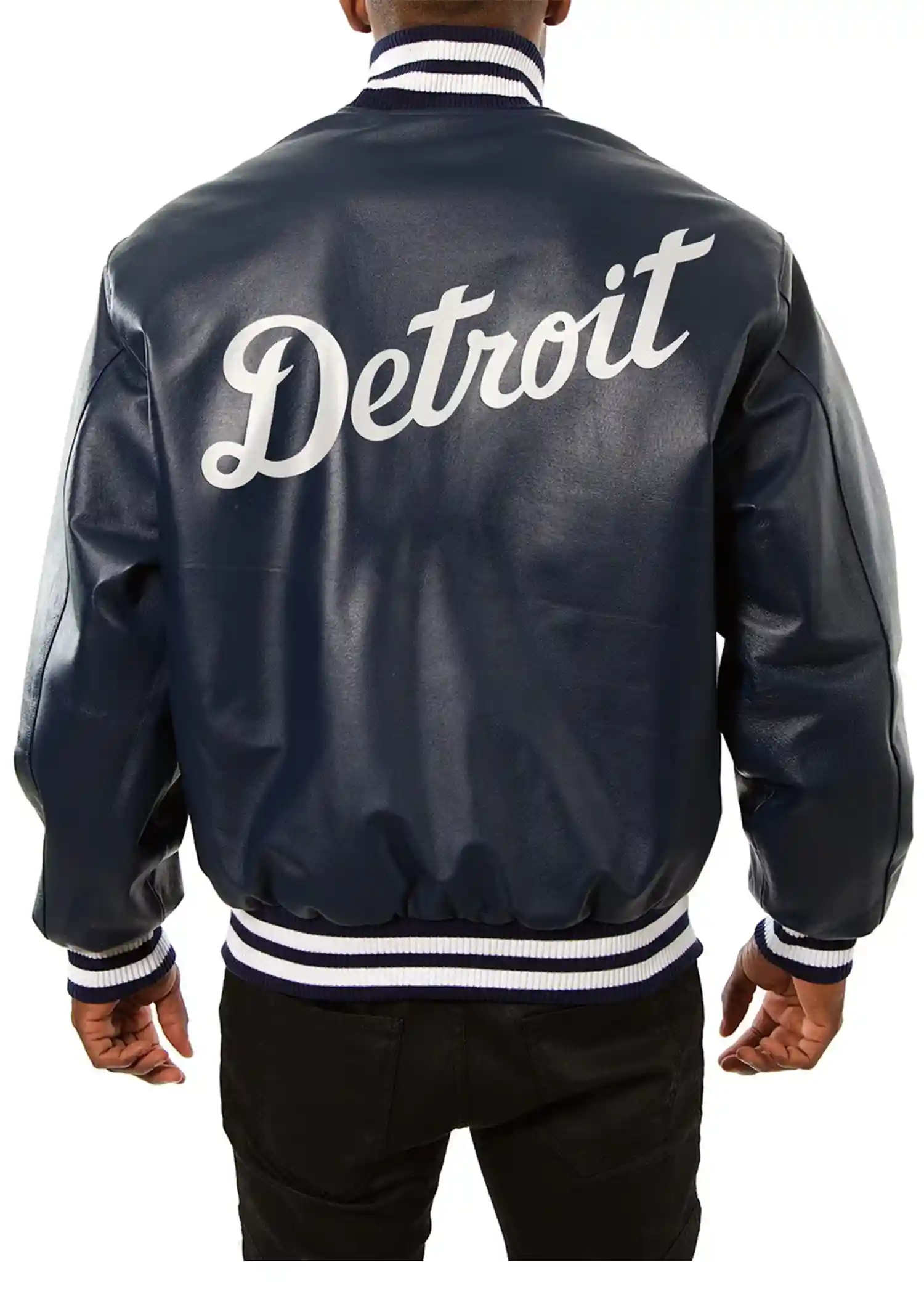 Detroit Tigers Leather Jacket For Men