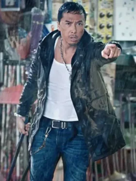 Donnie Yen John Wick Chapter 4 Black Leather Jacket at you