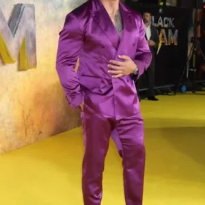Dwayne Johnson Black Adam Movie Event Suit