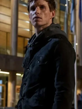 Eddie Redmayne The Day of the Jackal Suede Jacket