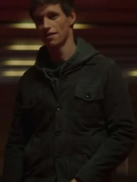 Eddie Redmayne The Day of the Jackal Suede Jacket For Men