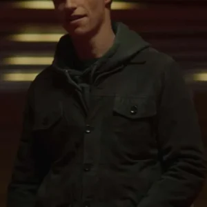 Eddie Redmayne The Day of the Jackal Suede Jacket For Men