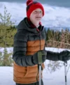 Elijah Fox Snowy with a Chance of Christmas Puffer Jacket For Sale