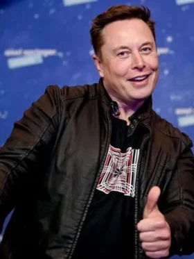 Elon Musk Tesla Event Black Jacket