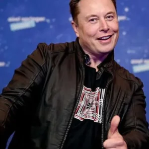 Elon Musk Tesla Event Black Jacket