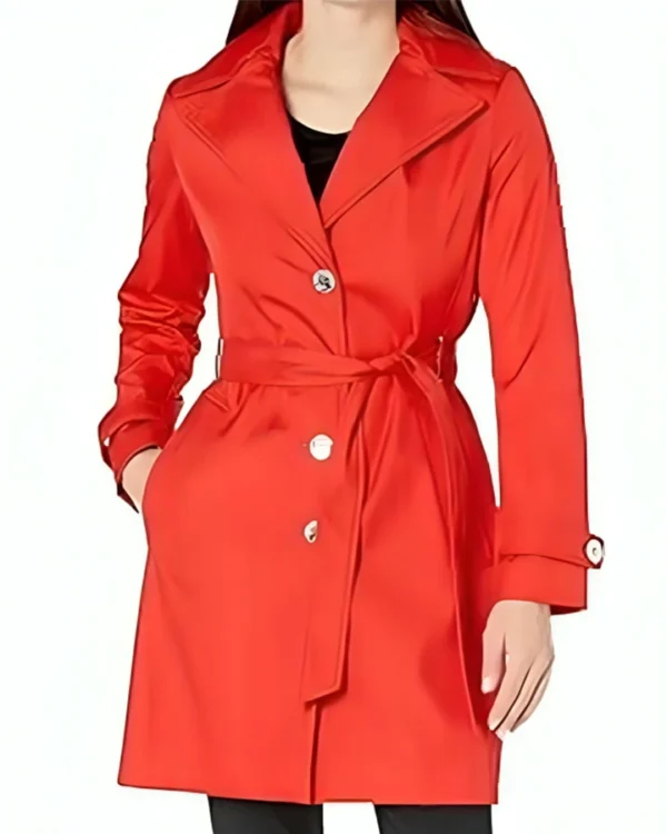 Elsbeth S02 Carrie Preston Red Coat For Sale