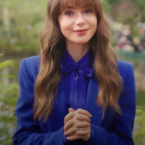 Emily Cooper Emily in Paris S04 Blue Blazer