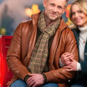 Eric Johnson A Christmas Less Traveled Brown Jacket