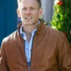 Eric Johnson A Christmas Less Traveled Brown Jacket For Sale