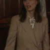 Erin Reagan TV Series Blue Bloods S14 Bridget Moynahan Beige Blazer For Women