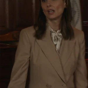 Erin Reagan TV Series Blue Bloods S14 Bridget Moynahan Beige Blazer For Women