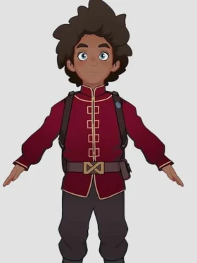 Ezran The Dragon Prince S06 Red Jacket