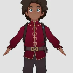 Ezran The Dragon Prince S06 Red Jacket